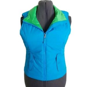 Aeropostale Puffer Vest Women's Blue Green